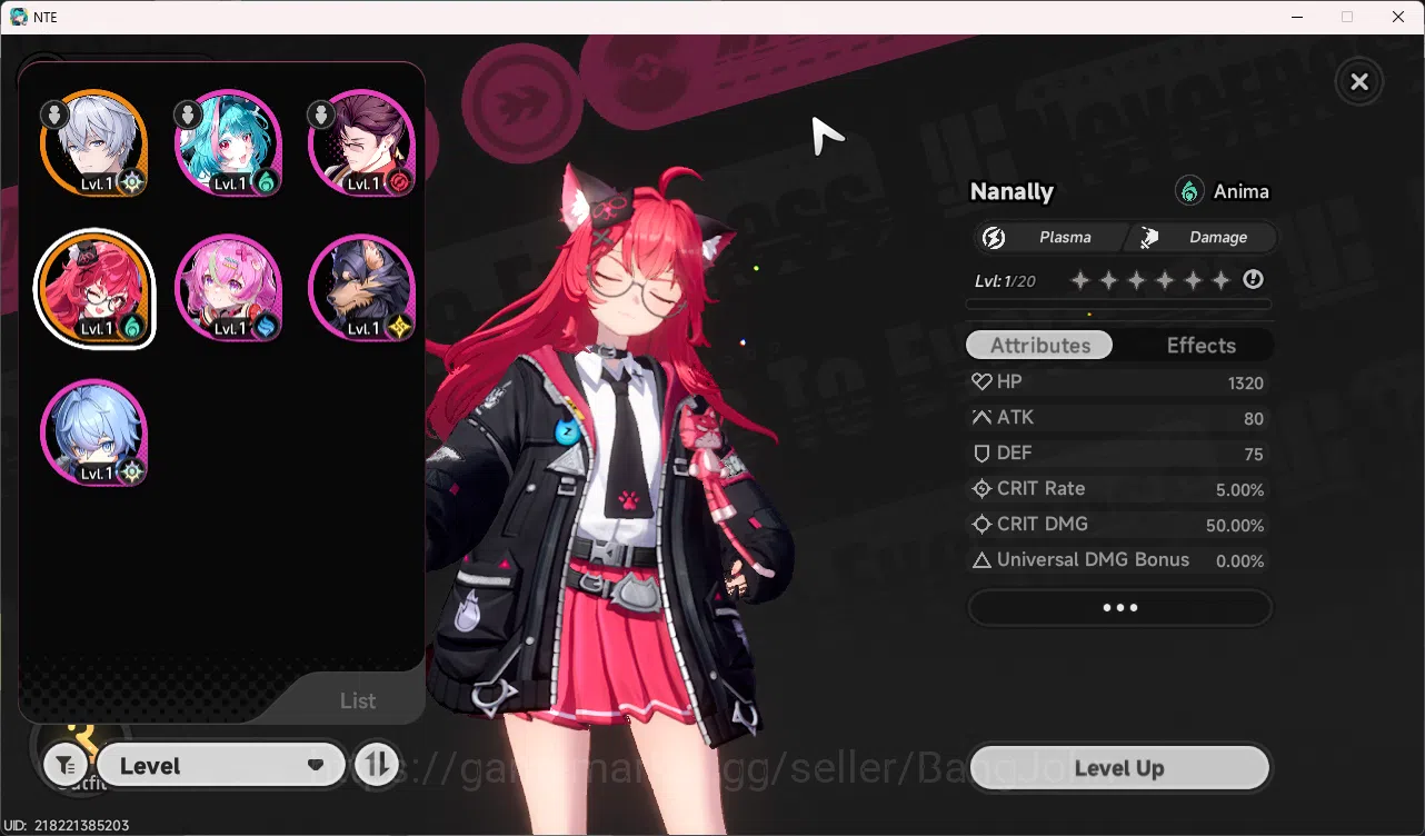 Neverness to Everness Accounts EU | Starter Lvl 3 | 1 S Nanally + 5 A Char | MC M image 9
