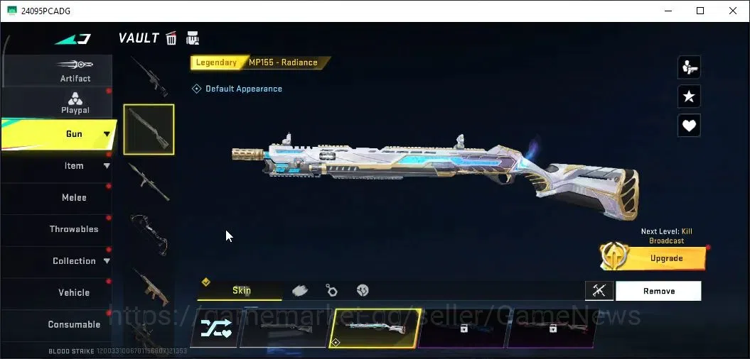 Blood Strike Accounts Others ASIA|ULTRA Meele Scythe Harvester|5 Legendary [M700 Ethereal,MP155 Radiance,P90,AR97 5