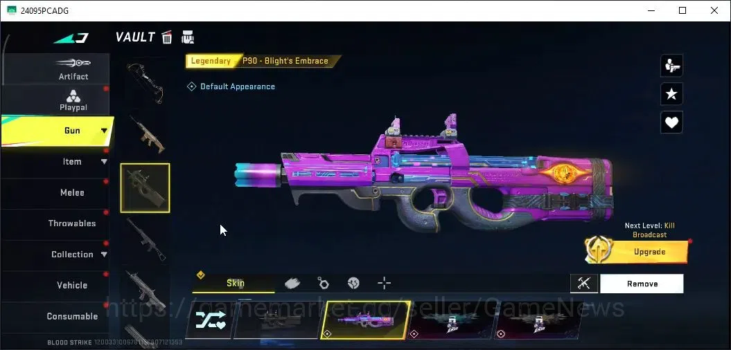 Blood Strike Accounts Others ASIA|ULTRA Meele Scythe Harvester|5 Legendary [M700 Ethereal,MP155 Radiance,P90,AR97 6