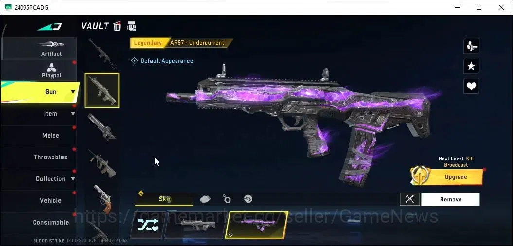 Blood Strike Accounts Others ASIA|ULTRA Meele Scythe Harvester|5 Legendary [M700 Ethereal,MP155 Radiance,P90,AR97 7