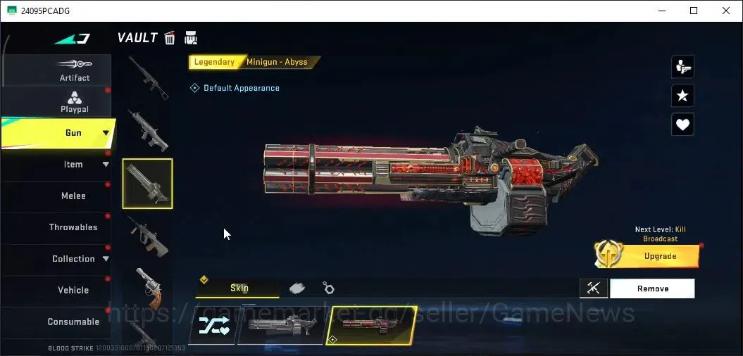 Blood Strike Accounts Others ASIA|ULTRA Meele Scythe Harvester|5 Legendary [M700 Ethereal,MP155 Radiance,P90,AR97 8