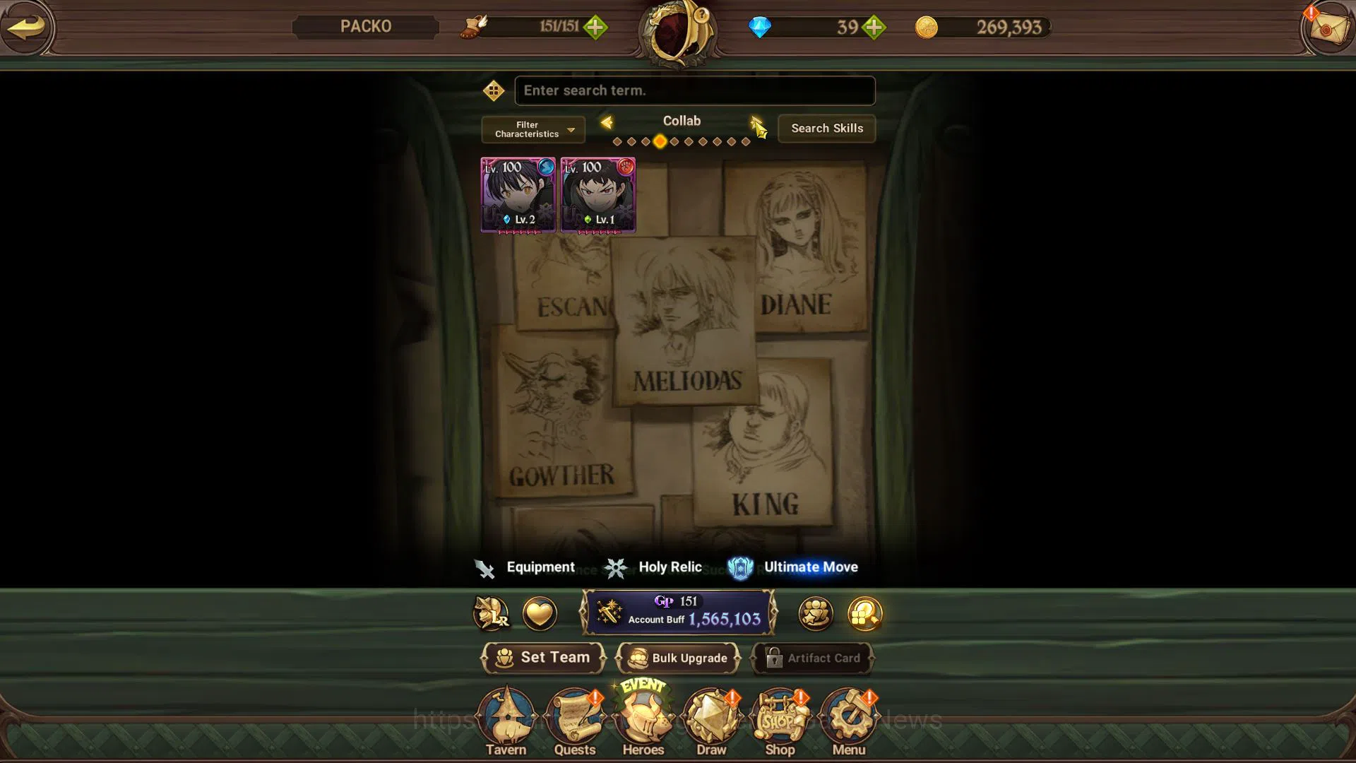 The Seven Deadly Sins: Grand Cross Accounts Midgame Asia|4M CC|Free Server Global|2 LR+6 UR+Collab 12