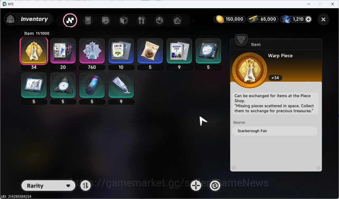 Neverness to Everness Accounts Server NA|HL 3|Fresh Starter 1 SSR Limited Nanally image 12