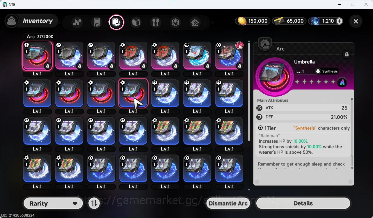 Neverness to Everness Accounts Server NA|HL 3|Fresh Starter 1 SSR Limited Nanally image 13
