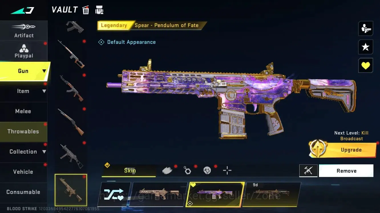 Blood Strike Accounts ASIA|EternalUzi-Scorpius|10Legendary Guns |Gold IV image 13