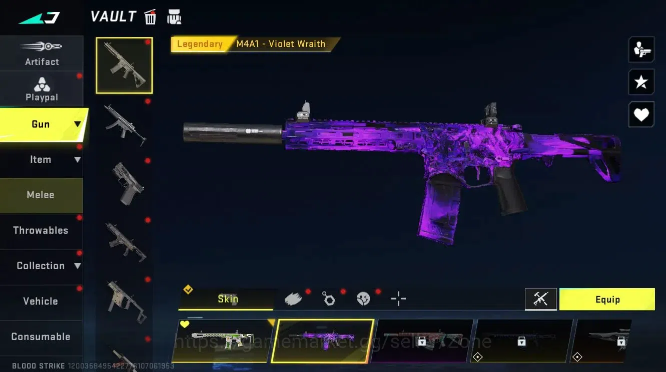 Blood Strike Accounts ASIA|EternalUzi-Scorpius|10Legendary Guns |Gold IV image 4