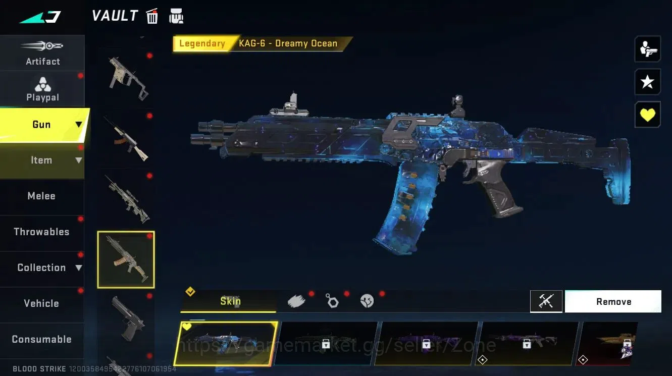 Blood Strike Accounts ASIA|EternalUzi-Scorpius|10Legendary Guns |Gold IV image 7