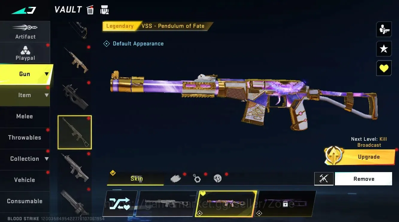 Blood Strike Accounts ASIA|EternalUzi-Scorpius|10Legendary Guns |Gold IV image 9