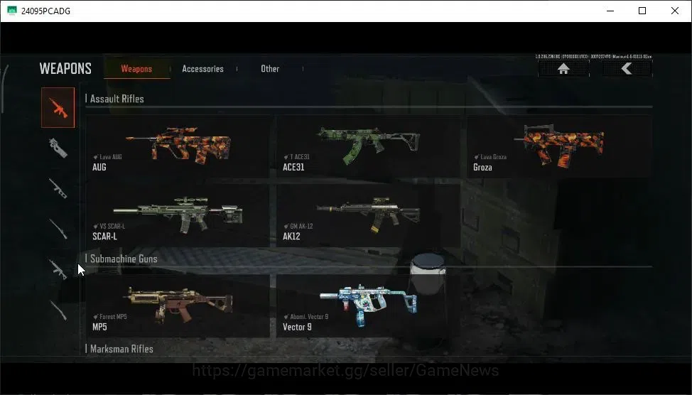 Arena Breakout Accounts High Value MOBILE|Lvl 30|SV 24,7M|CV 14M|VS SCAR-L,GM AK-12,Forest MP5,QS DP-12, Etc|1 Set Skin|CN 6