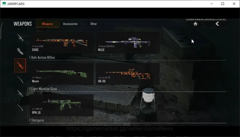 Arena Breakout Accounts High Value MOBILE|Lvl 30|SV 24,7M|CV 14M|VS SCAR-L,GM AK-12,Forest MP5,QS DP-12, Etc|1 Set Skin|CN 7