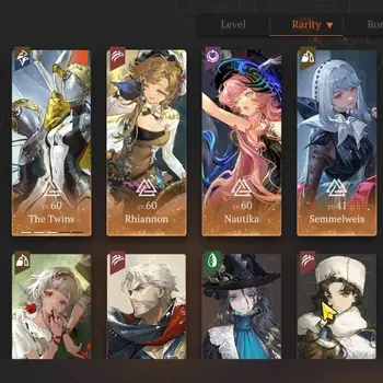 Reverse: 1999 Accounts Midgame GLOBAL|Lv 50|Team Conduit,Bloodtithe|15 SSR 3 Limit|The Twins P3,Rhiannon,Nautika