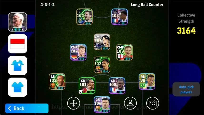 eFootball Accounts Mobile|PW 3164|Joan Garcia ShowT,Edmilson Epic,Ste image 1