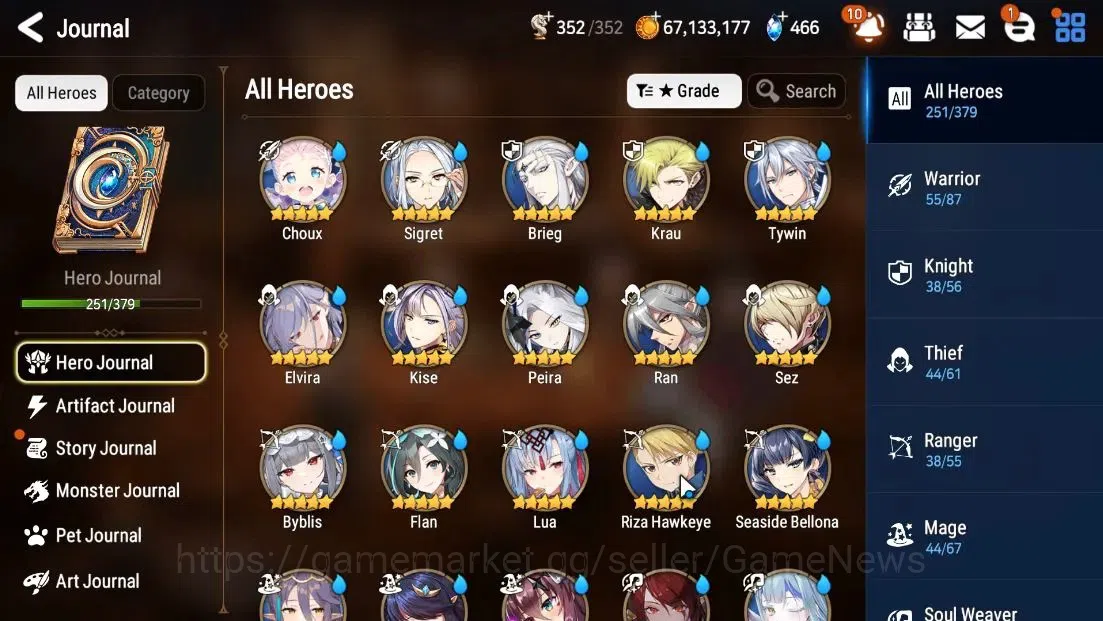 Epic Seven Accounts ASIA|Verif|23 ML(SOTD Diene,LOT Scales,NM Luna,DBS image 12
