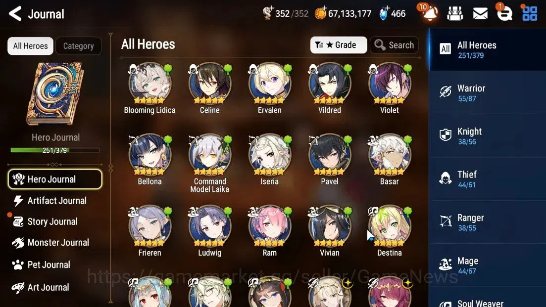 Epic Seven Accounts ASIA|Verif|23 ML(SOTD Diene,LOT Scales,NM Luna,DBS image 14