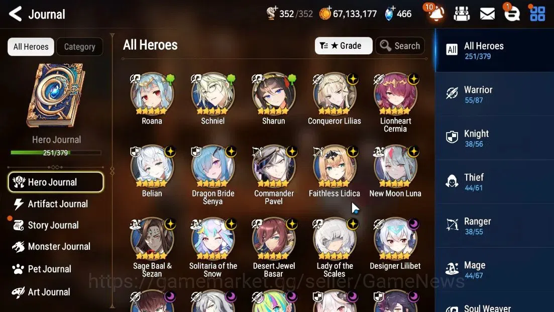 Epic Seven Accounts ASIA|Verif|23 ML(SOTD Diene,LOT Scales,NM Luna,DBS image 15