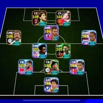 eFootball Accounts Legends & Iconic Players ovr 3204 • epic ibrahimovic • epic marcelo • showtime xavi simons