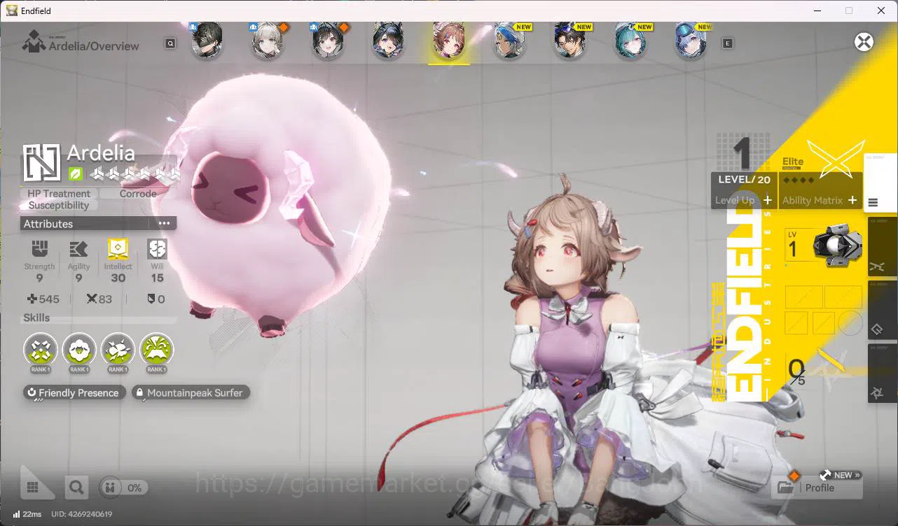 Arknights: Endfield Accounts ASIA | starter, tang tang, Ardelia, WP 6s 1 for si image 3
