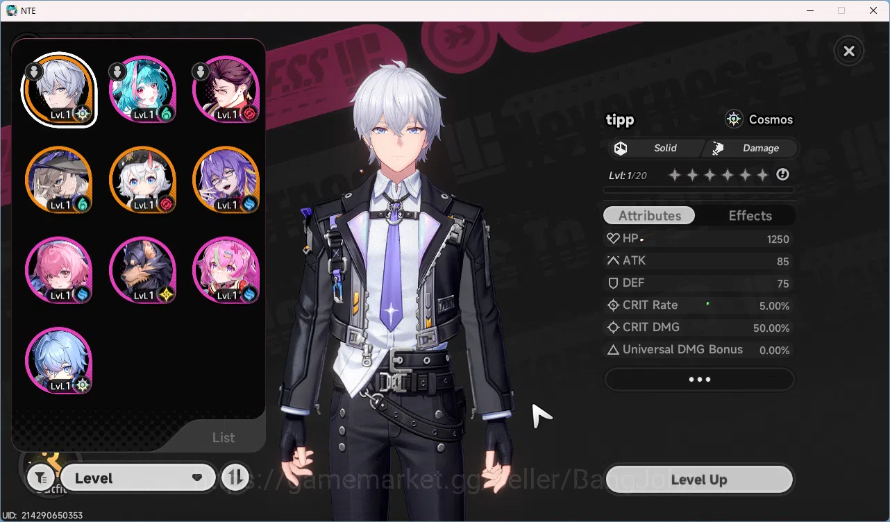 Neverness to Everness Accounts EU | Starter Lv3 | 3 S Char Sakiri, Jiuyuan,Fadia  image 9