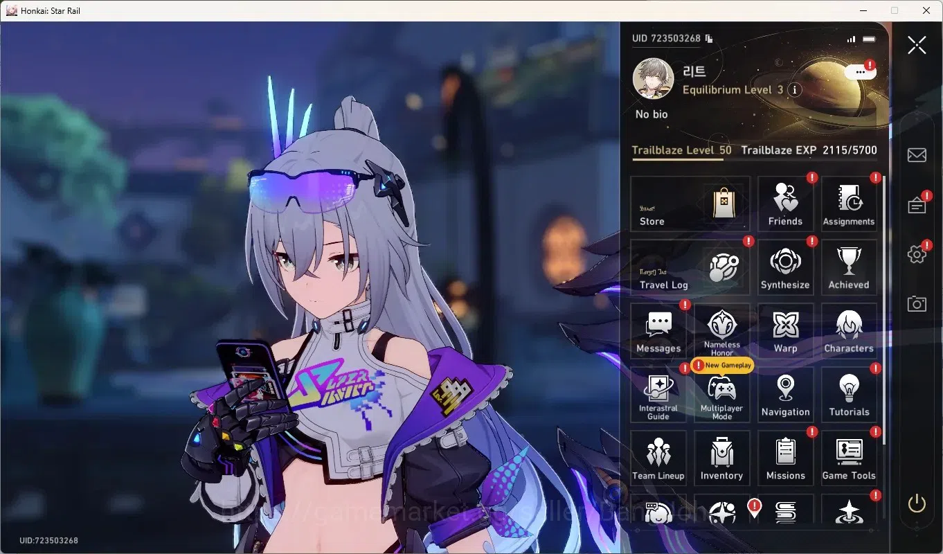 Honkai Star Rail Accounts Others EU|TL 50|6 Limited[Silver Wolf Lv. 999,Yao Guang,Huohuo,Permansor 1