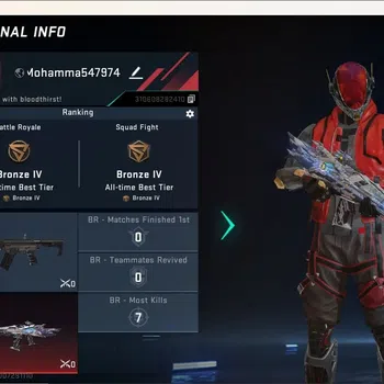 Blood Strike Accounts Others ASIA|1 Eternal Gun: M4A1 - Blight's Embrace|1 Legendary Gun:VSS - Blight's Embrace|1 Epic