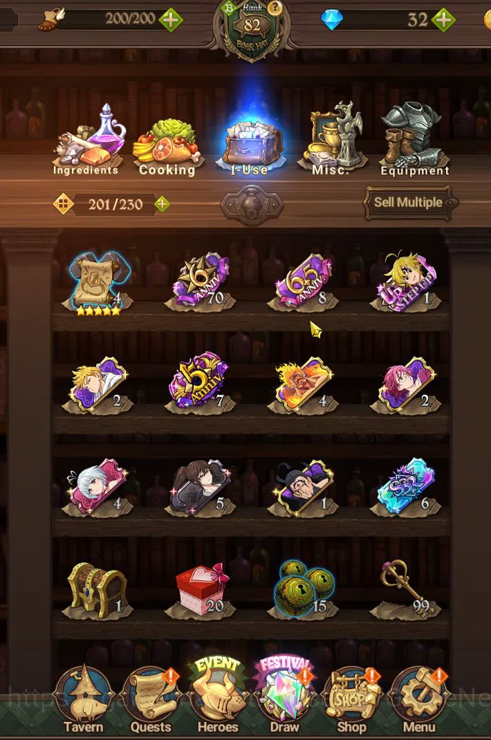 The Seven Deadly Sins: Grand Cross Accounts ASIA|3,9M CC|1 LR,7 UR+Many Collab |Elizabeth,ODK3 image 11