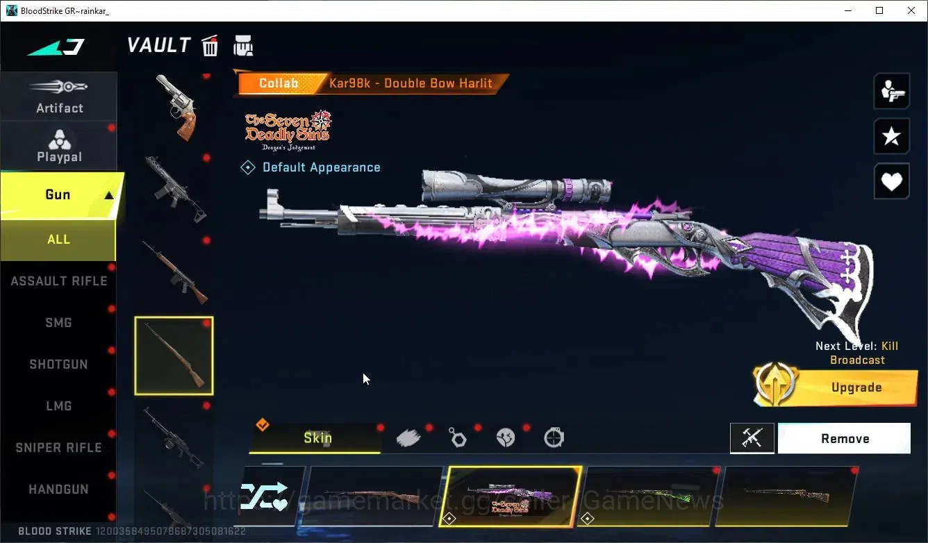 Blood Strike Accounts ASIA|Collab 7DS[AK47,Karl98,QBZ95]+12 ULTRA[Katya, image 11