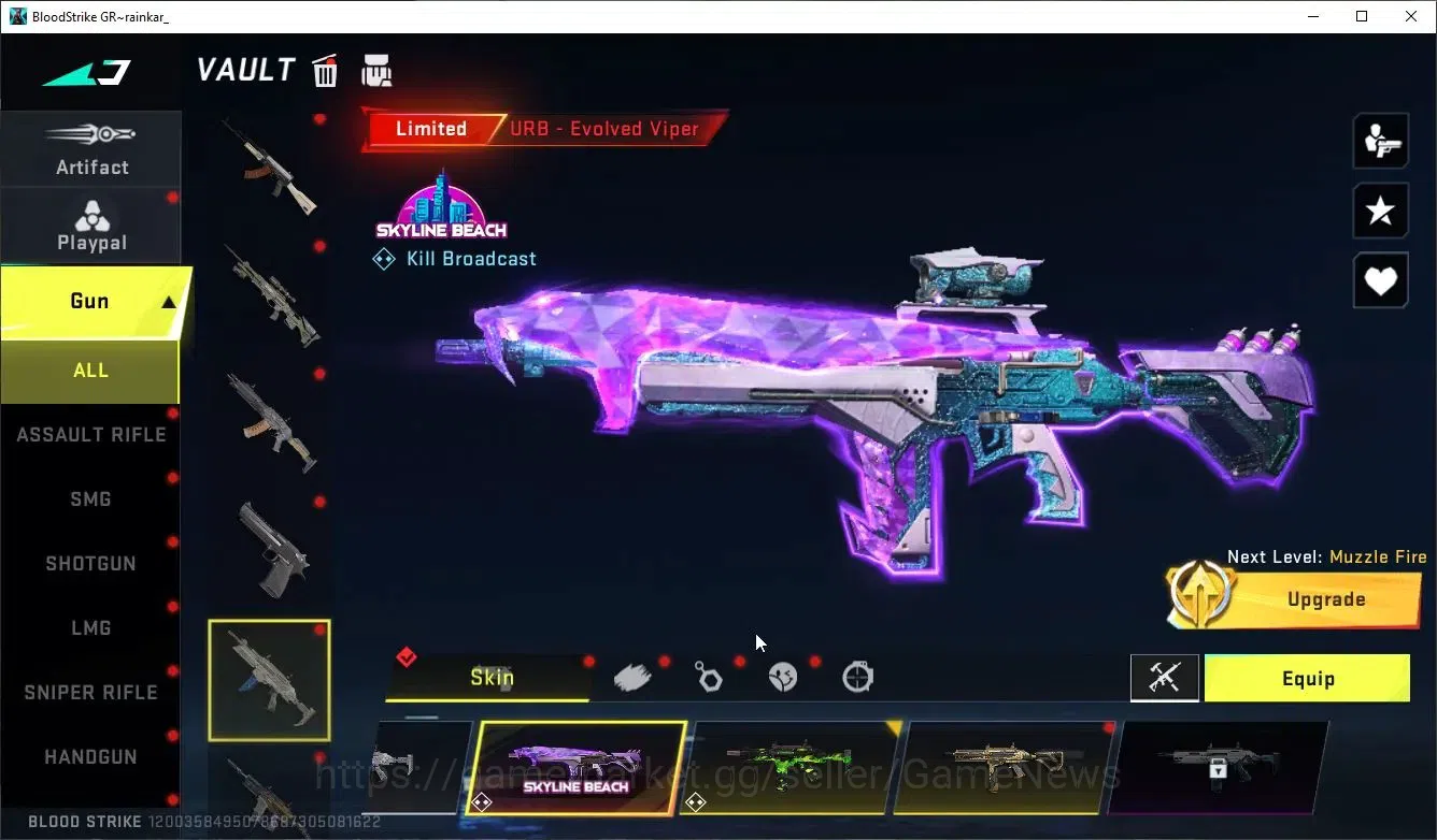 Blood Strike Accounts ASIA|Collab 7DS[AK47,Karl98,QBZ95]+12 ULTRA[Katya, image 14