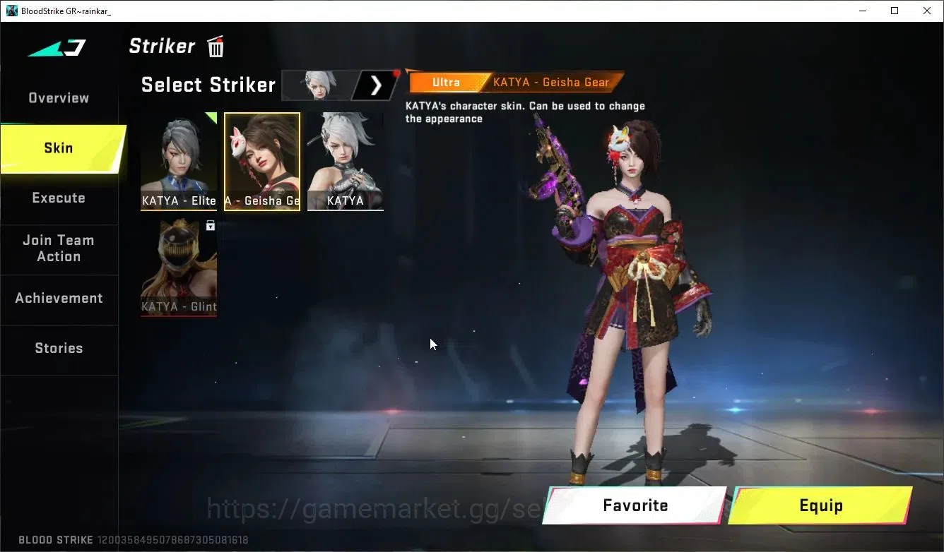 Blood Strike Accounts ASIA|Collab 7DS[AK47,Karl98,QBZ95]+12 ULTRA[Katya, image 6