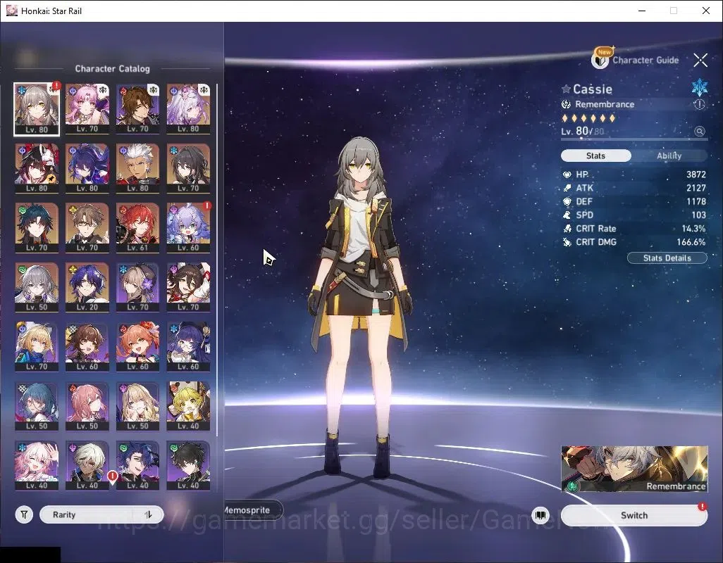 Honkai Star Rail Accounts Asia|TL 65|8 Limited|[Castorice,Seele,Sparkle,Fu X image 4