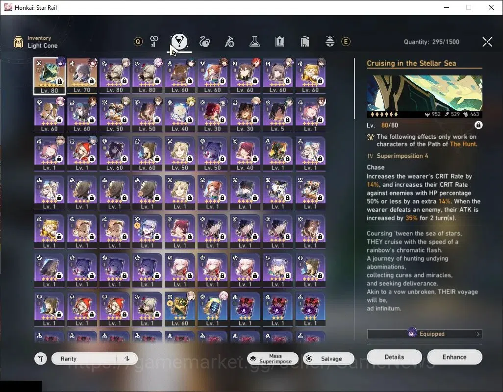 Honkai Star Rail Accounts Asia|TL 65|8 Limited|[Castorice,Seele,Sparkle,Fu X image 6
