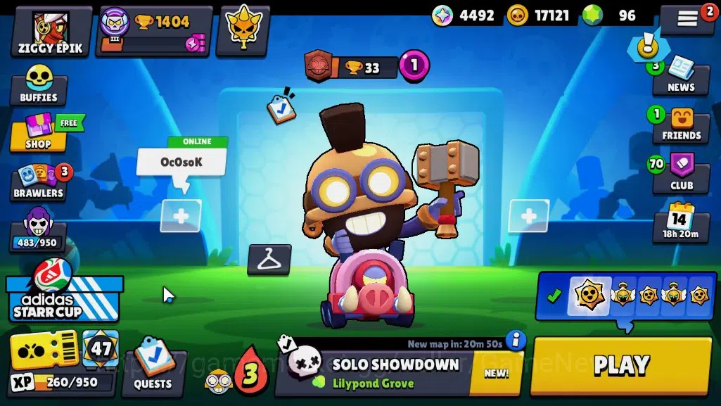 Brawl Stars Accounts 1404 Trophy|19 Brawlers 2Max|Edgar FullBuffies,Bo| image 1
