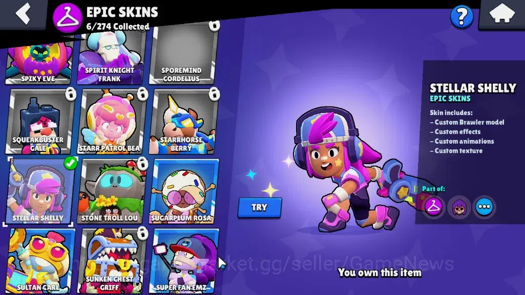 Brawl Stars Accounts 1404 Trophy|19 Brawlers 2Max|Edgar FullBuffies,Bo| image 15