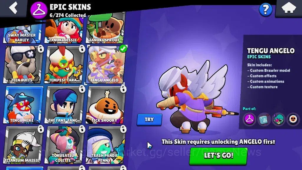 Brawl Stars Accounts 1404 Trophy|19 Brawlers 2Max|Edgar FullBuffies,Bo| image 16