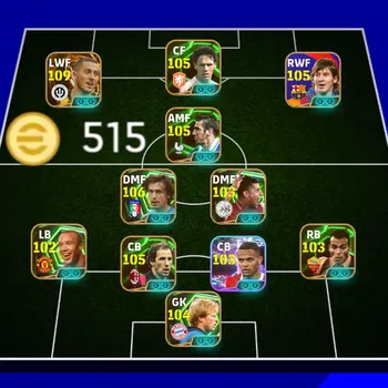 eFootball Accounts Mid-Tier EFB MOBILE [TS 3226] Bigtime Hazard, Epic Pirlo, Epic Cantona & 2 Premium Packs with 500 Coins