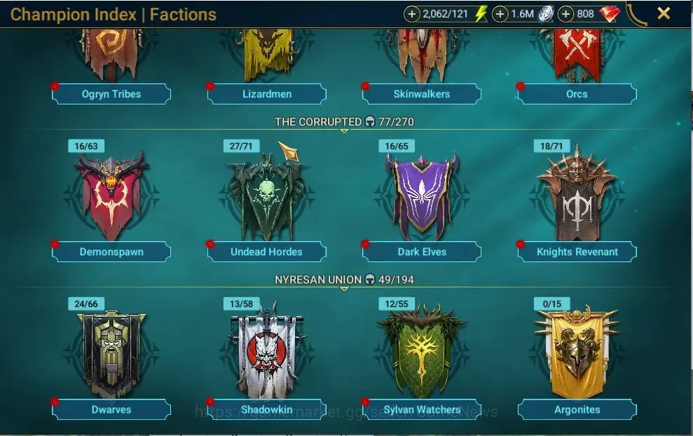 Raid: Shadow Legends Accounts Lv51 646K Power|1 Mythic(Siegfrund)|19 Legend(SunW image 11