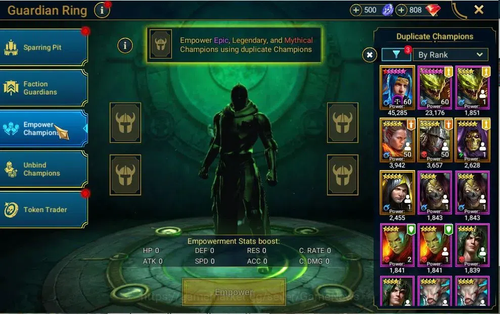 Raid: Shadow Legends Accounts Lv51 646K Power|1 Mythic(Siegfrund)|19 Legend(SunW image 14