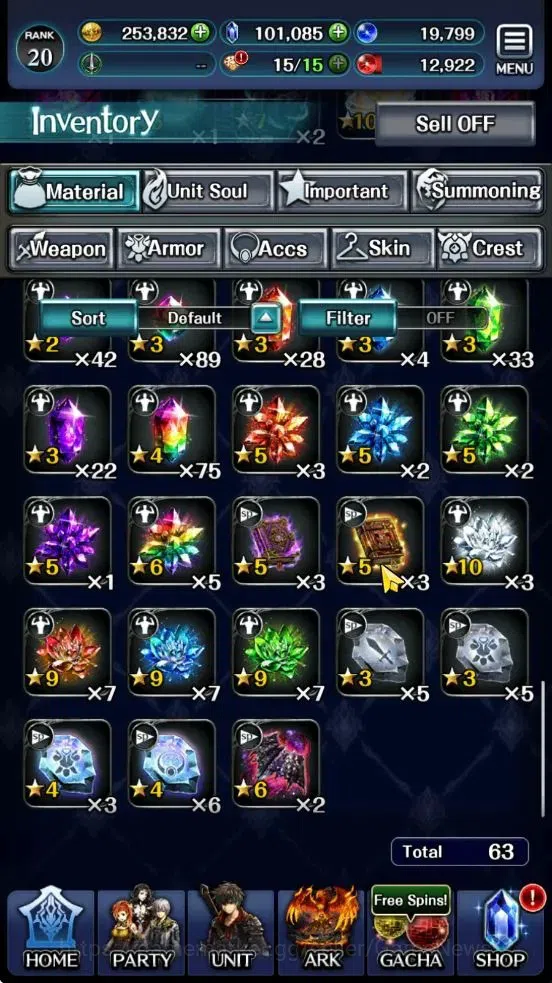 Last Cloudia Accounts GLOBAL|Rank 20|100k Crystal|Collab (Goddess Tilith image 10