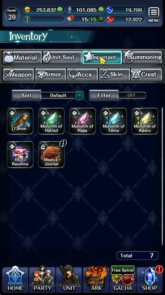 Last Cloudia Accounts GLOBAL|Rank 20|100k Crystal|Collab (Goddess Tilith image 12