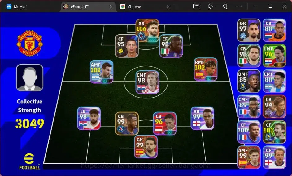eFootball Accounts Mobile|PW 3049|Bigtime Kvaratskhella|Epic Shevchen image 1