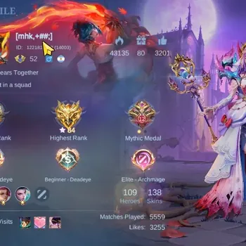Mobile Legends: Bang Bang Accounts Others Hero 109|Skin 138|Ex Glory 84|Alucard LBorn,Franco Blazing,Cyclops Spongebob,Clint
