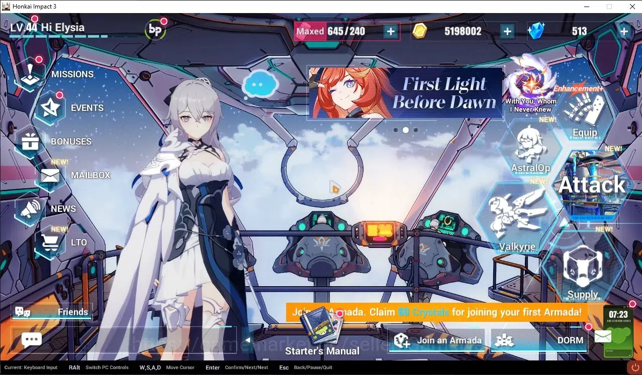 Honkai Impact 3rd Accounts SEA Lv44|1 Fullset (Bronya Zaychik Silverwing N-EX image 12
