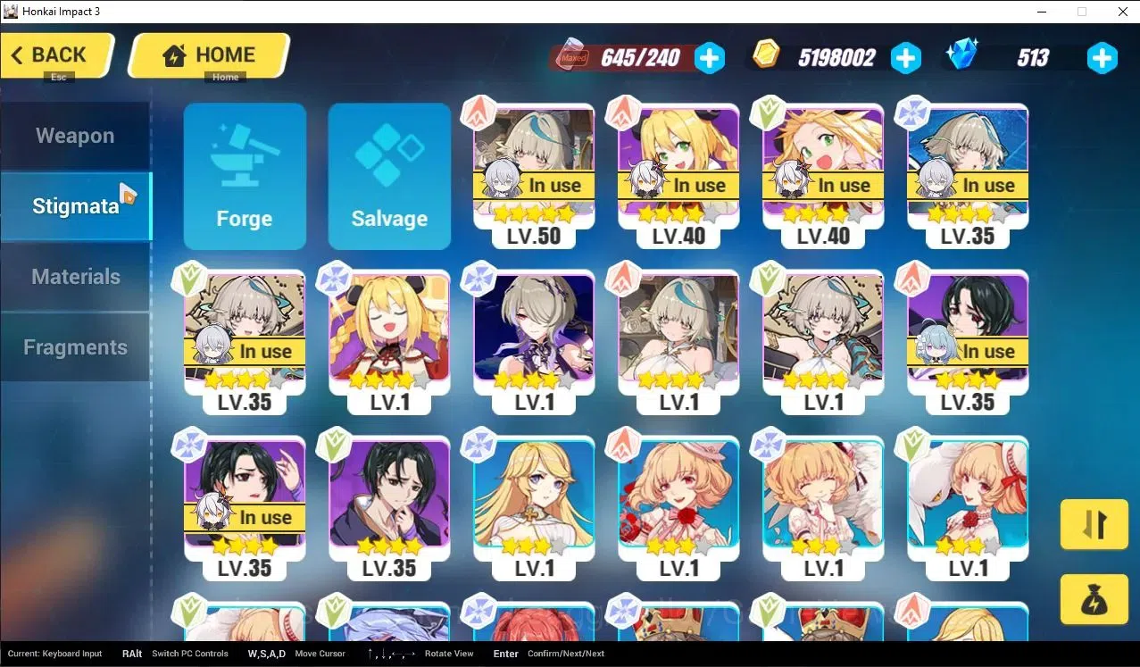 Honkai Impact 3rd Accounts SEA Lv44|1 Fullset (Bronya Zaychik Silverwing N-EX image 5