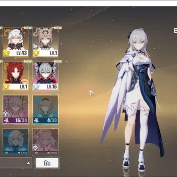 Honkai Impact 3rd Accounts Mid-Game SEA Lv44|1 Fullset (Bronya Zaychik Silverwing N-EX), Kiana Kaslana HeVo 1/4, Seele