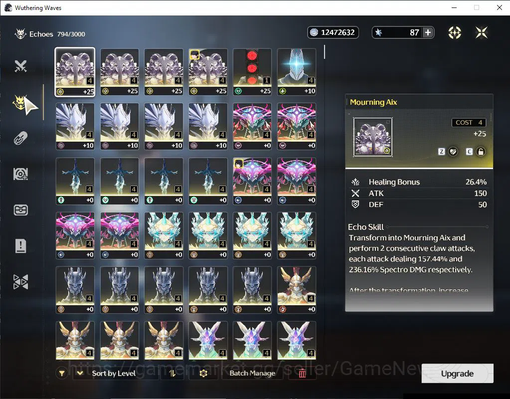 Wuthering Waves Accounts NA|UL 46| 1 Limited [Luuk Herssen RC 5]+Sign | DB  image 6