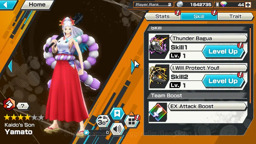 One Piece Bounty Rush Accounts GLOBAL| EX 5| PR 2|Legend Garp,T5E Nusjuro,BMO Kai image 6