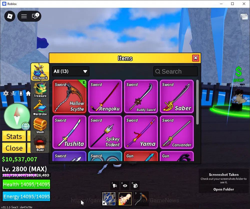 Roblox Accounts Blox Fruit |Lv Max + Dough,GodHuman|10M Beli 42K Frag|2 Myth Weap 5 Legend Fruit |Human V1|Unverif(RBL942) 2