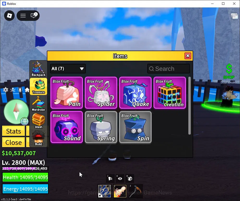 Roblox Accounts Blox Fruit |Lv Max + Dough,GodHuman|10M Beli 42K Frag|2 Myth Weap 5 Legend Fruit |Human V1|Unverif(RBL942) 4
