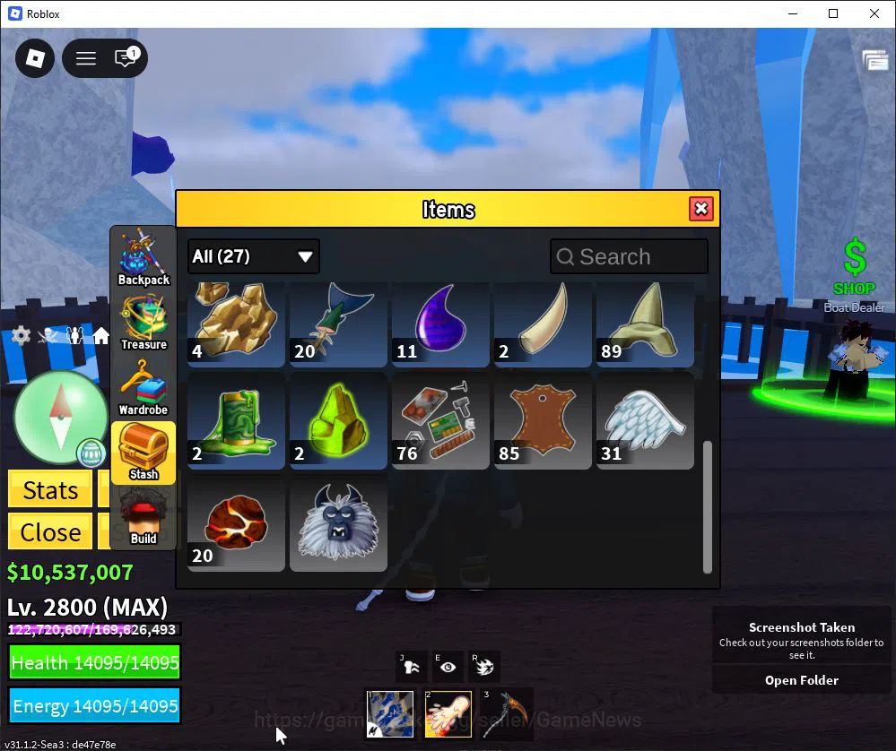 Roblox Accounts Blox Fruit |Lv Max + Dough,GodHuman|10M Beli 42K Frag|2 Myth Weap 5 Legend Fruit |Human V1|Unverif(RBL942) 8