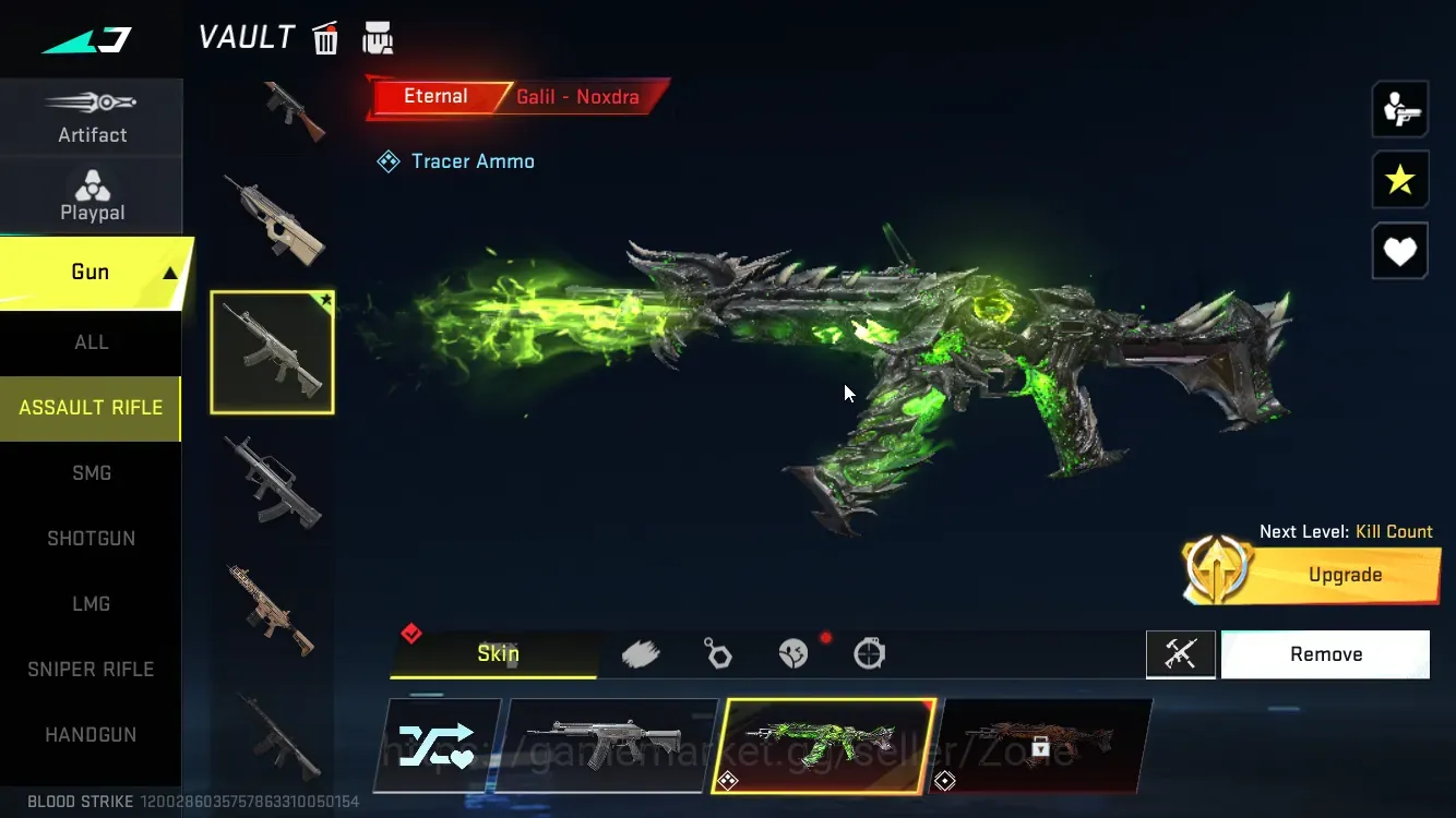 Blood Strike Accounts Starter ASIA Stater|1 ETERNAL:Galil-Noxdra|1 LEGENDARY:SCAR-Abyss|1 EPIC SKIN 1