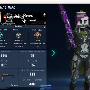Blood Strike Accounts Collab Skin ASIA|Evo Gun:SVD - Reaper|Eternal Gun:D.Eagle-Scorpius|4 Collab Gun [AOT&7DS]|3 Ultra